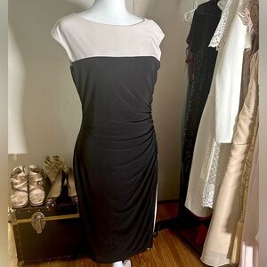 Formal Dress Black White